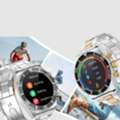 SAR 235,  Luxury Metallic Smart Watch (New)
