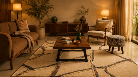 Mumbai, Household Items, INR 44200,  Premium Rugs For Living Room &ndash; Stylish Designs By Loops By LJ