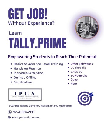 Hyderabad, Lessons Offered, Start Your Accounting Career In 45 Days
