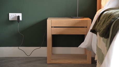 Kuala Lumpur, Furniture, MYR 550,  Teak Nightstand -Haze Design.