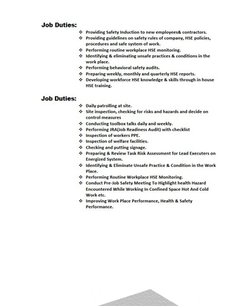 Riyadh, Job Seekers, Safety Officer Looking For Job