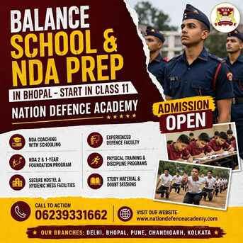 Bhopal, Education, How To Join NDA After 10th In Bhopal