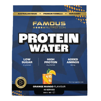Sydney, Health & Beauty Items, AUD 38,  Buy Famous Nutrition Protein Water Orange & Mango 300g Australia