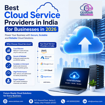 Noida, Computer, Best Cloud Service Providers In India For Businesses In 2026