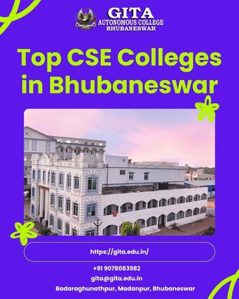 Bhubaneswar, Education, Top CSE Colleges In Bhubaneswar