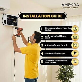 New Delhi, Electronics, INR 1999,  AC Stabilizers For 1.5 Ton | Amekra