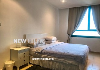 Salmiya, Apartments, Flats, Houses & Villas, KWD 1350/month,  Furnished,  3 BR,  Three Bedrooms Fully Furnished Sea View Apartment For Rent In Salmiya