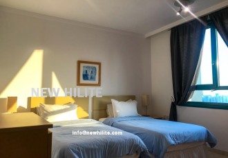 Salmiya, Apartments, Flats, Houses & Villas, KWD 1350/month,  Furnished,  3 BR,  Three Bedrooms Fully Furnished Sea View Apartment For Rent In Salmiya
