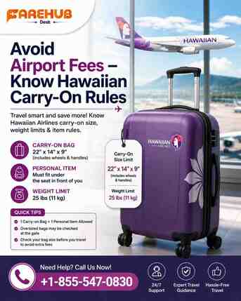 New York, Travel, Avoid Airport Fees &ndash; Know Hawaiian Carry-On Rules