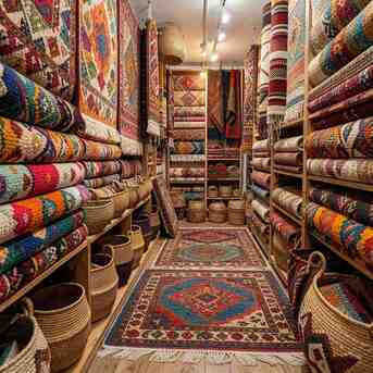 New Delhi, Furniture, Jansons Carpets Presents Handmade Kashmir Silk Carpets In Delhi With Luxurious Elegance