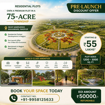 Nagpur, Residential Plots, INR 5500000,  1200 Sq. Feet,  Experience Nature-Inspired Living At Godrej Forest Estate Nagpur