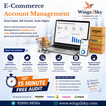 Dwarka, Business, Boost Amazon Sales 2026 | Ecommerce SEO, PPC & AI Growth