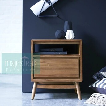 Kuala Lumpur, Furniture, MYR 550,  Teak Vintage Bedside Table