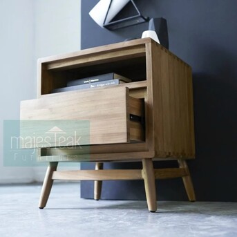 Kuala Lumpur, Furniture, MYR 550,  Teak Vintage Bedside Table