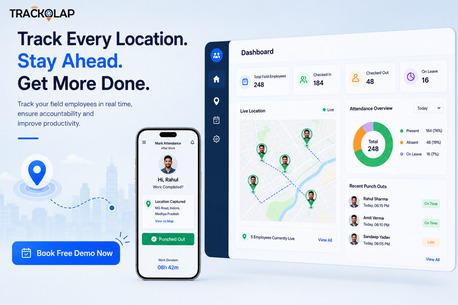 Noida, Computer, Best Live Tracking Software For Employee Monitoring & Field Team Productivity | Book Free
