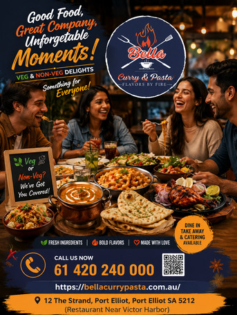 Sydney, Food & Drink, Best Indian Food Near McCracken | Bella Curry & Pasta