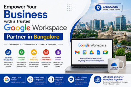 Jaipur, Business, Empower Your Business With A Trusted Google Workspace Partner In Bangalore - FES Cloud