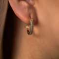 Lab-Grown Diamond Hoop Earrings