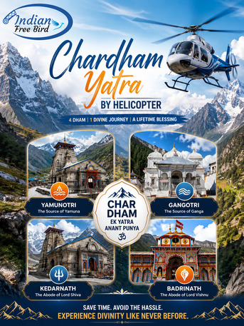 Mumbai, Travel, Affordable Chardham Yatra By Helicopter Tour Packages.