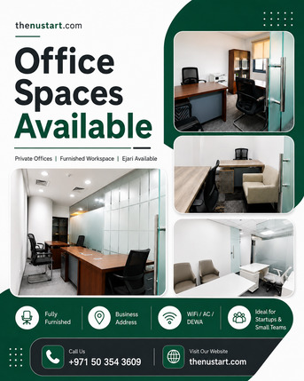Dubai, Offices, AED 15500,  Premium Furnished Office Space For Rent In Dubai With Ejari