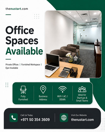 Dubai, Offices, AED 15500,  Premium Furnished Office Space For Rent In Dubai With Ejari
