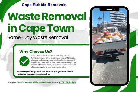 Cape Town, Cleaning, Waste Removal In Cape Town - Same-Day Waste Removal