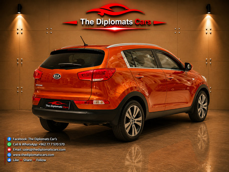 Amman, Vehicles, Cars & Trucks , JOD 5000,  Kia Sportage,  2015,  Automatic,  120000 KM,    Diplomatic Car