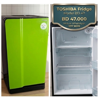 Manama, Appliances, BHD 47,  🌍🌐Toshiba  Fridge In Good Condition For Sale With Delivery