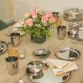 INR 3999,  Best Stainless Steel Dinner Set For Modern Indian Homes | SUNCASA
