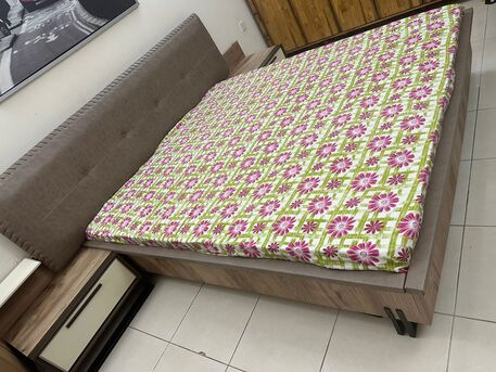 Busaiteen, Furniture, BHD 50,  Well-maintained Bed 200*180 Size Very Strong With Side Tables