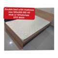 BHD 40,  🌍🌐Double Bed With Mattress In Good Condition For Sale With Delivery
