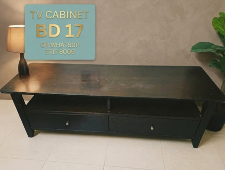 Manama, Furniture, BHD 17,  🌍🌐Tv Cabinet In Good Condition For Sale With Delivery