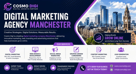 Manchester, Marketing, Cosmo Digi | Professional Digital Marketing Agency Manchester