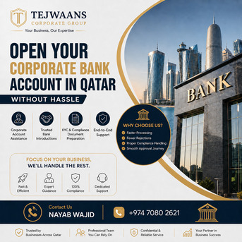 Doha, Business, Open Your Corporate Bank Account In Qatar With Ease