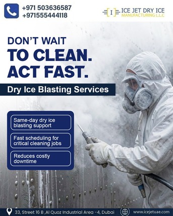 Dubai, Cleaning, Need Dry Ice Fast? UAE&rsquo;s Trusted Supplier For Cooling & Blasting