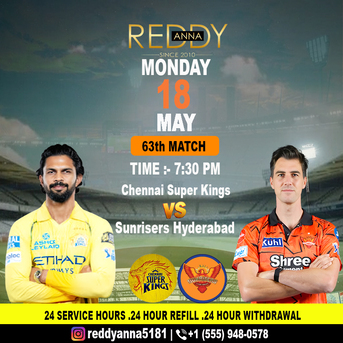 New Delhi, Marketing, Reddy Anna Book CSK Vs SRH IPL 2026 Fever.