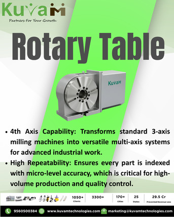 Noida, Industrial Machinery, INR 500000,  Rotary Table And Its Uses