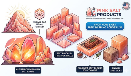 New York, Wholesale Products, Premium Himalayan Pink Salt Wholesale & Retail Supplier In USA | Pink Salt Products