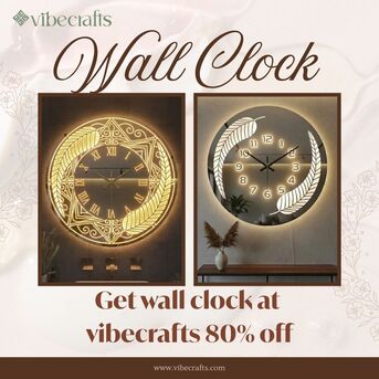 Noida, Household Items, INR 5499,  Stylish Wall Clock For Modern Home D&eacute;cor