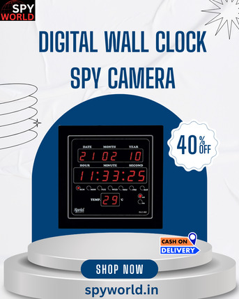 New Delhi, Electronics, INR 3999,  Best Digital Wall Clock Spy Camera Shop In Kalkaji &ndash; Spy World