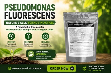 Toronto, Farm & Garden, CAD 55,  Weak Seedling Survival? Improve Early Crop Support With Pseudomonas Fluorescens