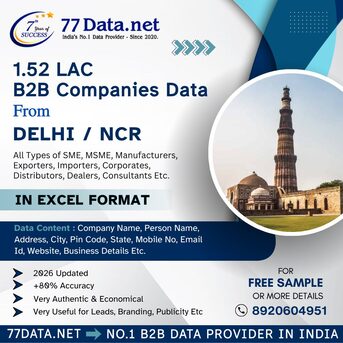 New Delhi, Marketing, Download Verified List Of Companies In Delhi NCR