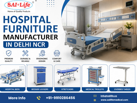 Ghaziabad, Furniture, Hospital Furniture Manufacturer In Delhi NCR | Sai Life Medical