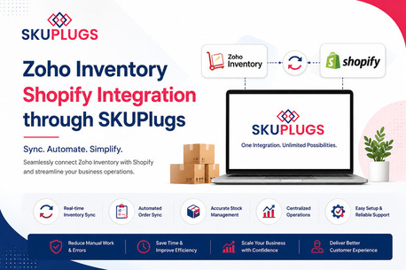 Austin, Computer, How Can Zoho Inventory Sync Seamlessly With Shopify Using SKUPlugs?