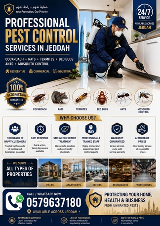 Jeddah, Pest Control, Elite Pest Control Services In Jeddah