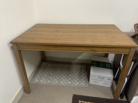 Al Andalus, Furniture, SAR 180,  Ikea Wooden Table For Sale