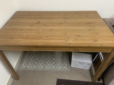 Al Andalus, Furniture, SAR 180,  Ikea Wooden Table For Sale