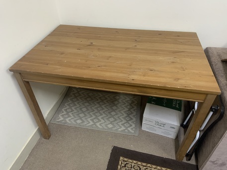 Al Andalus, Furniture, SAR 180,  Ikea Wooden Table For Sale