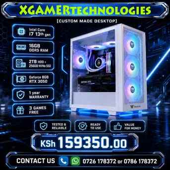 Nairobi, Computers, KES 159350,  Custom Designed Intel Core I7 Gaming Desktop PC