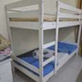 SAR 400,  White Wooden Bunk Bed With Mattresses &ndash; Murabba,Riyadh